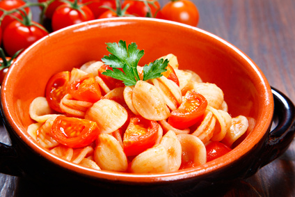 orecchiette pasta with tomato sauce